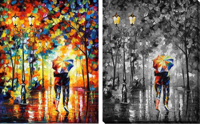 Daltonismo: ver en blanco y negro