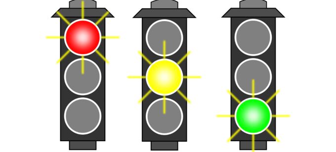 Luces de un semáforo